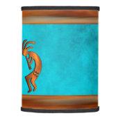 Copper Kokopelli Playing The Flute Lamp Shade (Right)