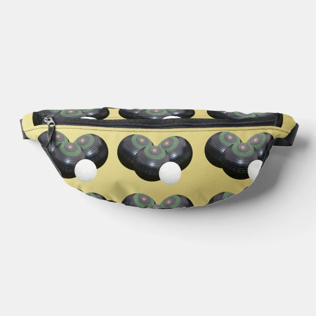 Copper Lawn Bowls And Jack, Fanny Pack (Lay Down)