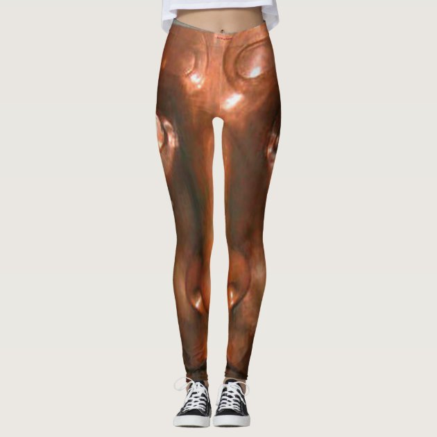 Buy Copper Gold Colored Leggings / Stretching Pants Copper Gold Metallic  Online in India - Etsy