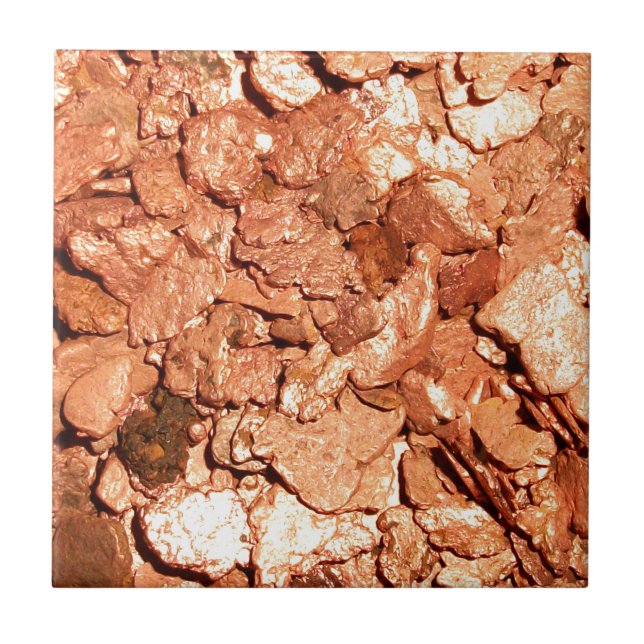 Copper Metal Chips Tile (Front)