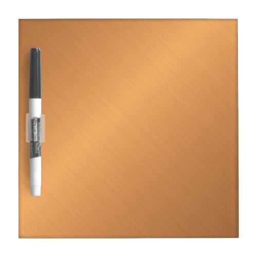 Copper Metal Look Brushed Metallic Dry Erase Board