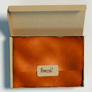 Minimalist rust cinnamon solid plain elegant gift wrapping paper