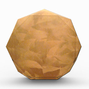 Copper Metallic Hand Brushed Acrylic Award