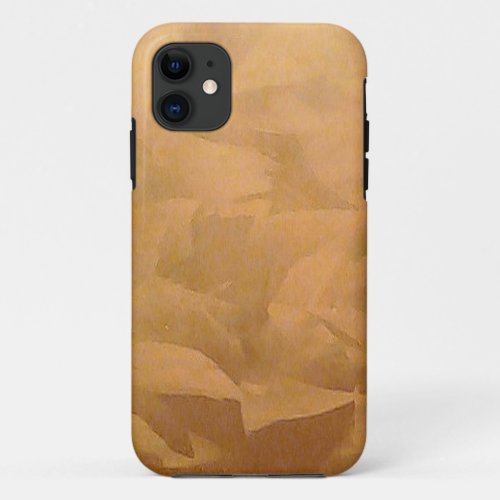 Copper Metallic Hand Brushed iPhone 11 Case