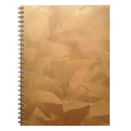Copper Metallic Hand Brushed Notebook