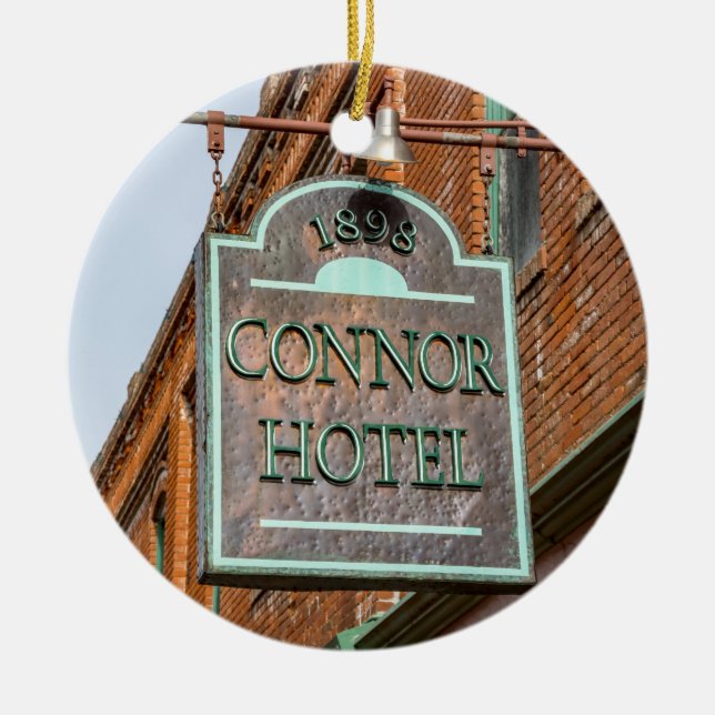 Copper Mining, Jerome, Arizona Ceramic Ornament (Front)