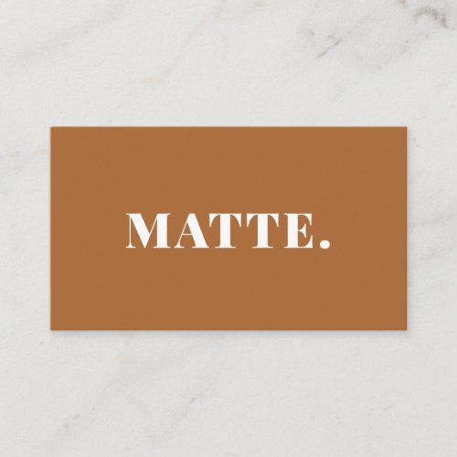 Copper  Modern Elegant Minimalist Professional Business Card