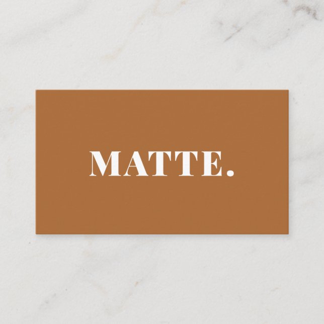 Copper | Modern Elegant Minimalist Professional Business Card (Front)
