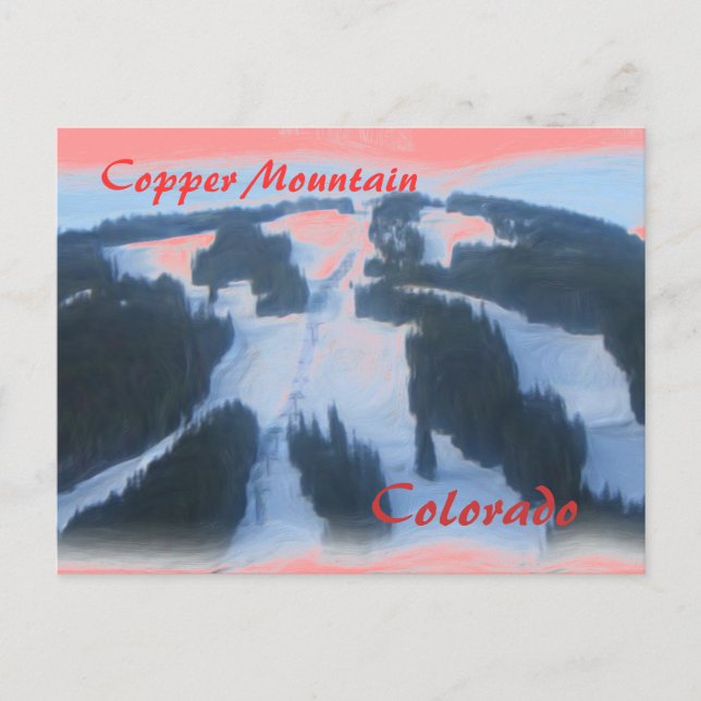 Copper Mountain Colorado postcard (Front)
