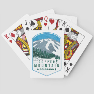 Copper Mountain Colorado Ski Badge Poker Cards