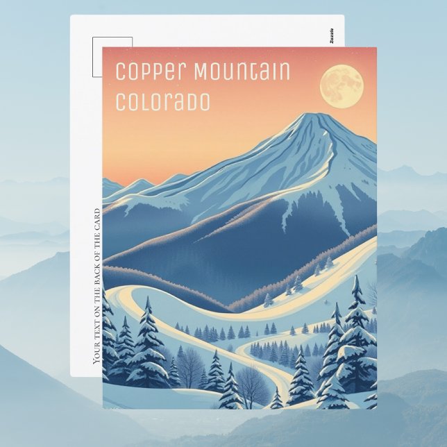 Copper Mountain Colorado Ski vacation Postcard (Creator Uploaded)