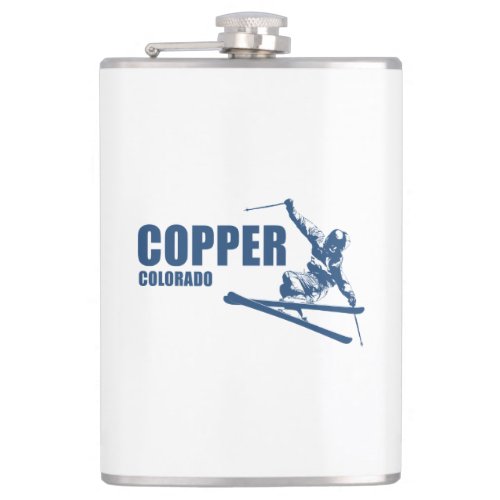 Copper Mountain Colorado Skier Flask