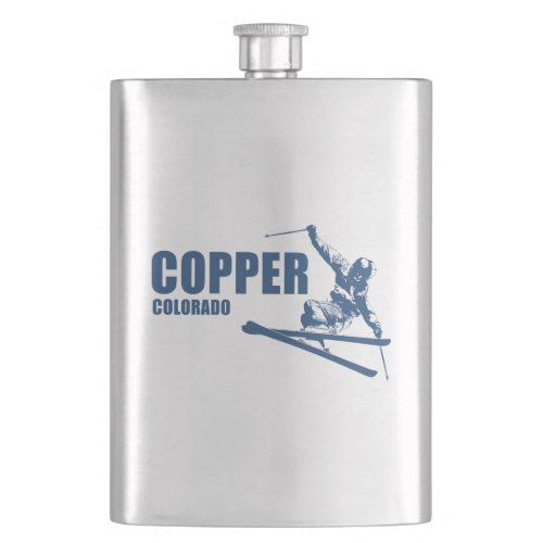 Copper Mountain Colorado Skier Flask