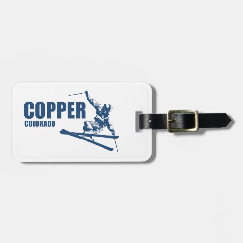 Copper Mountain Colorado Skier Luggage Tag