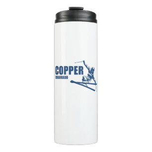Copper Mountain Colorado Skier Thermal Tumbler