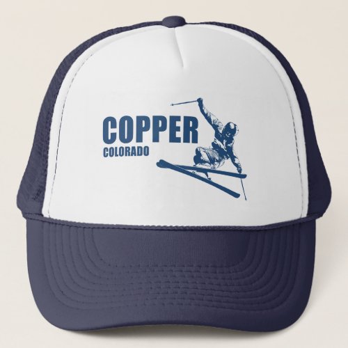 Copper Mountain Colorado Skier Trucker Hat