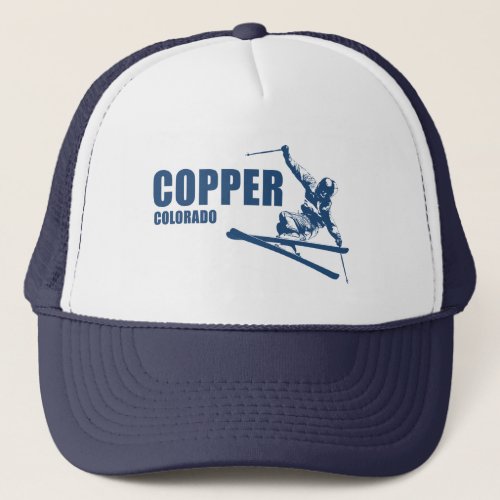 Copper Mountain Colorado Skier Trucker Hat