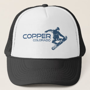 Copper Mountain Colorado Snowboarder Trucker Hat