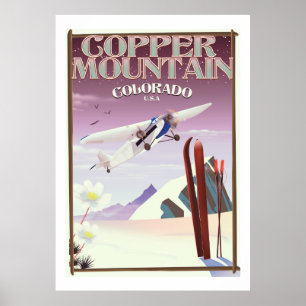 Copper Mountain colorado vintage poster