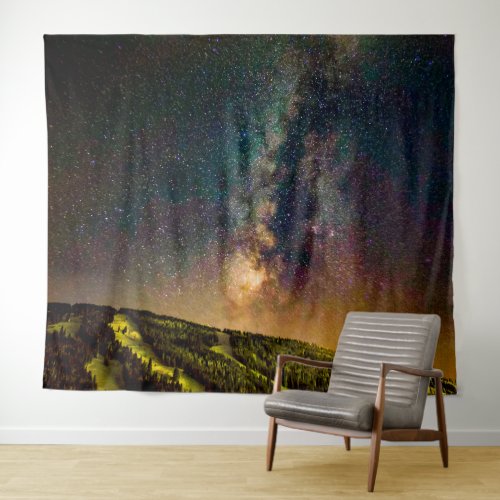 Copper Mountain Galaxy  Milky Way Cosmic Dust Tapestry