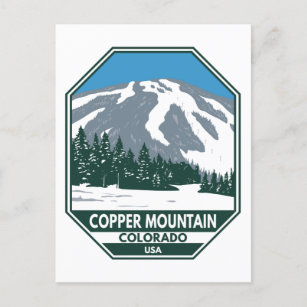 Copper Mountain Ski Area Colorado Postcard
