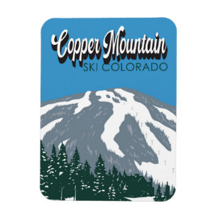Copper Mountain Ski Area Colorado Vintage Magnet