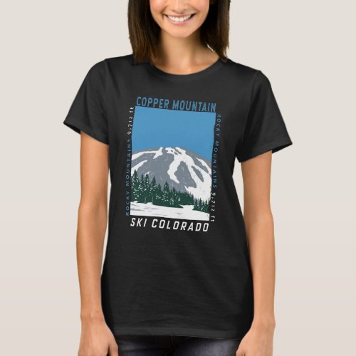 Copper Mountain Ski Area Colorado Vintage T_Shirt