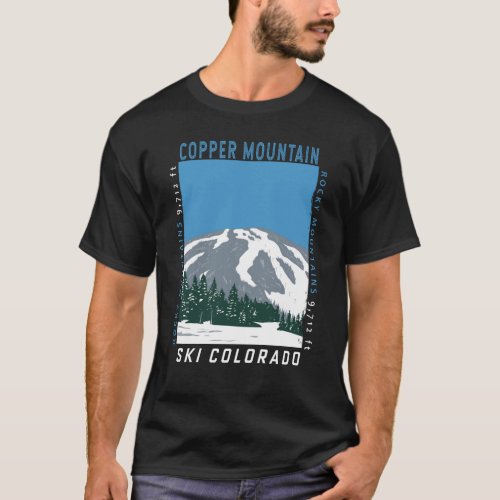Copper Mountain Ski Area Colorado Vintage T_Shirt