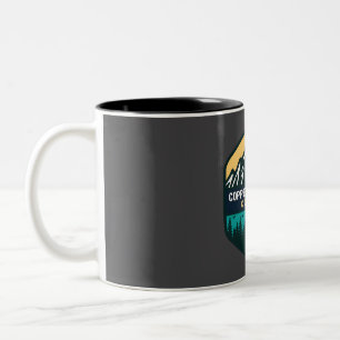 Copper mountains colorado Two-Tone coffee mug