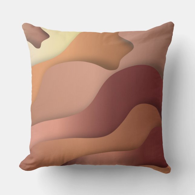 copper ocean pillow  (Front)