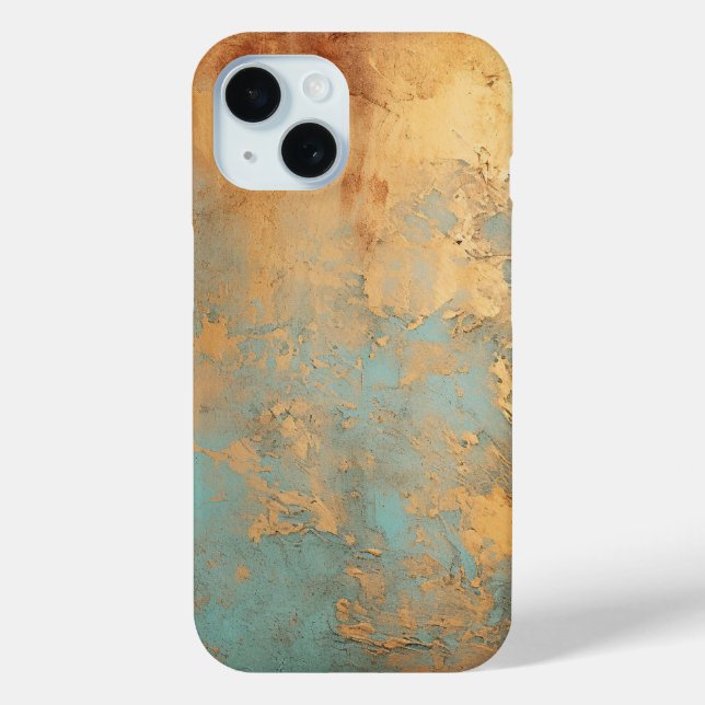 Copper Patina Rustic Metallic  Case-Mate iPhone Case (Back)