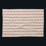Copper Pennies Array Pattern Design Kitchen Towel<br><div class="desc">Array Pattern 038 / A treasure of bright,  fun and decorative copper pennies arranged in an array like cute polka dots pattern design.</div>