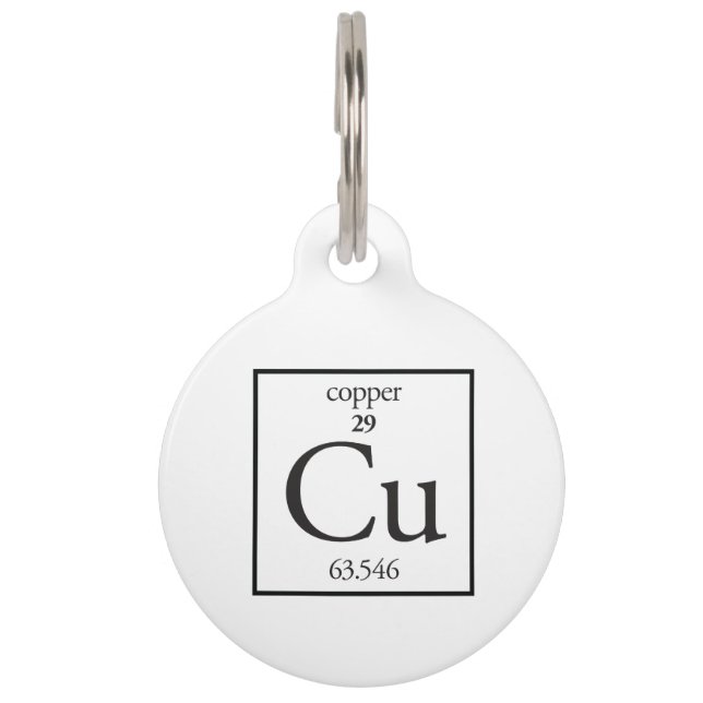 Copper Pet Tag (Front)
