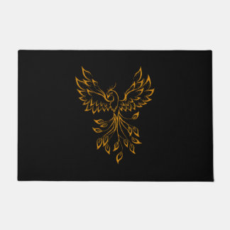 Copper Phoenix  Doormat