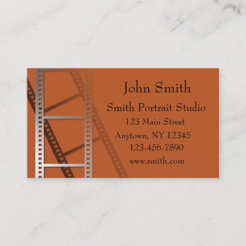 Copper Photographer Business Card