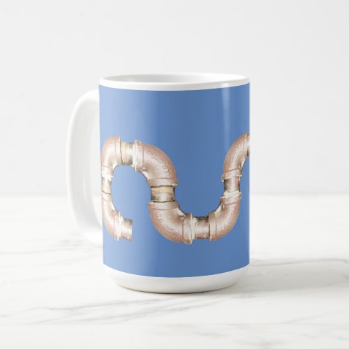 Copper Pipes Coffee Mug