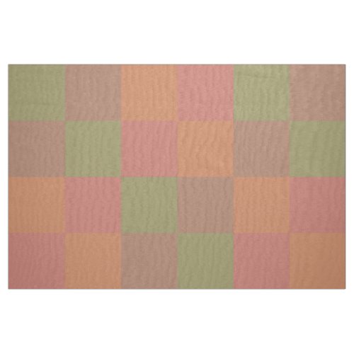 Copper Plaid Fabric