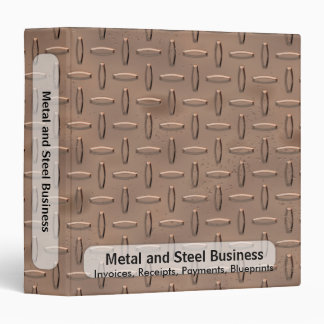 Copper Plate Business Binder
