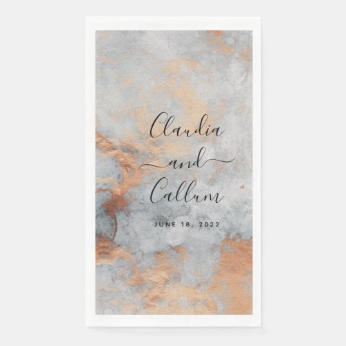 Copper Quarry Wedding Dinner Napkins