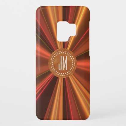 Copper Red Abstract Fractal Case-Mate Samsung Galaxy S9 Case