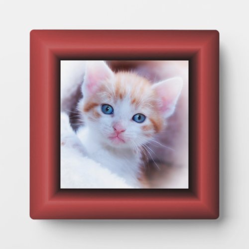 Copper Red Faux Frame Square Photo Border