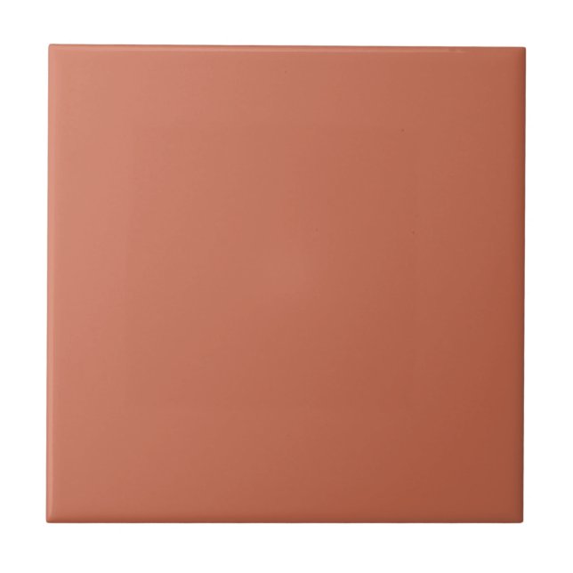 Copper Red Solid Color Ceramic Tile (Front)