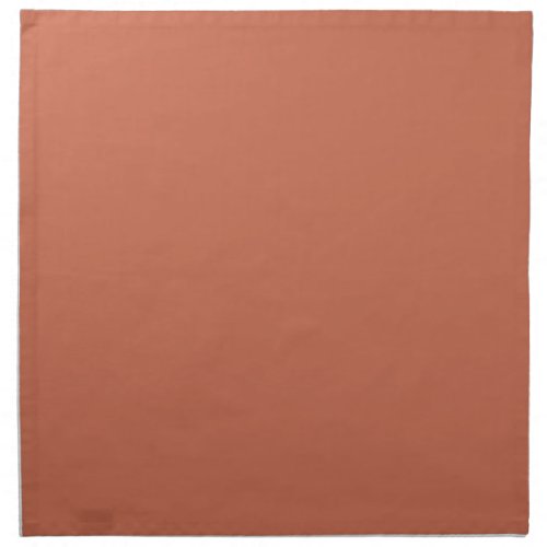 Copper Red Solid Color Cloth Napkin