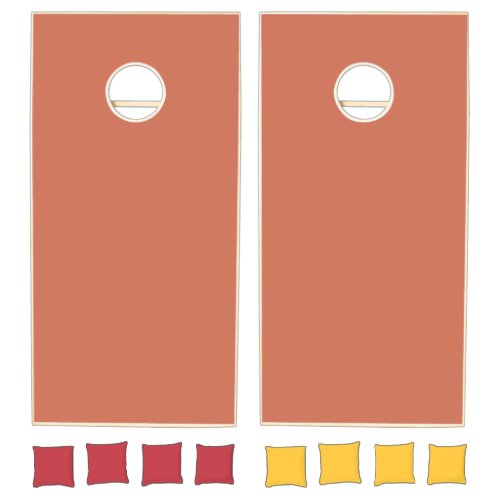 Copper Red Solid Color Cornhole Set