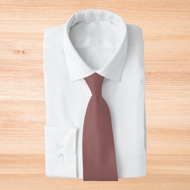 Copper Rose Solid Color Neck Tie (Creator Uploaded)