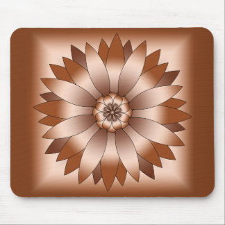 Copper Rosette Mouse Pad