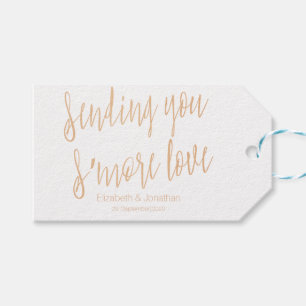 Copper "Sending you s'more love" Wedding Favor Tag