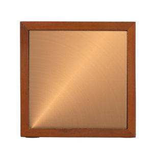 Copper Shine Angle Desk Organizer