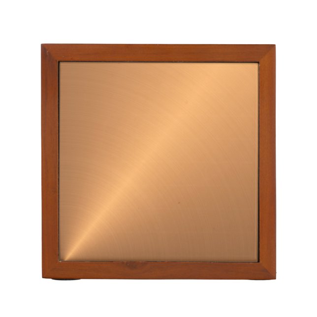 Copper Shine Angle Desk Organizer (Front)