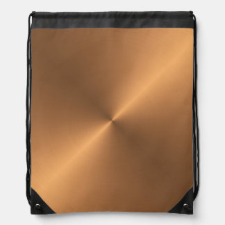 Copper Shine Drawstring Bag